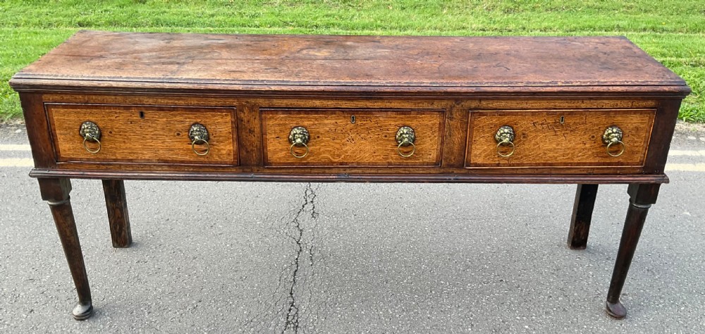 Georgian Oak Dresser Base