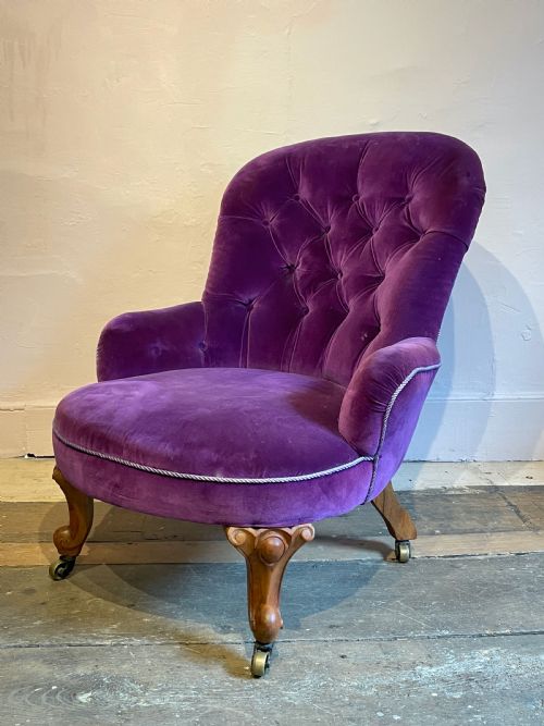 Victorian Button Back Armchair