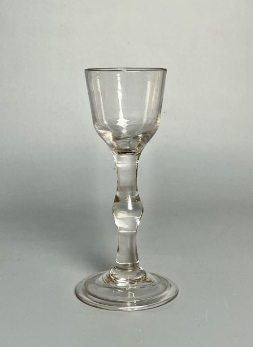 Georgian Wine Glass with Knop Stem