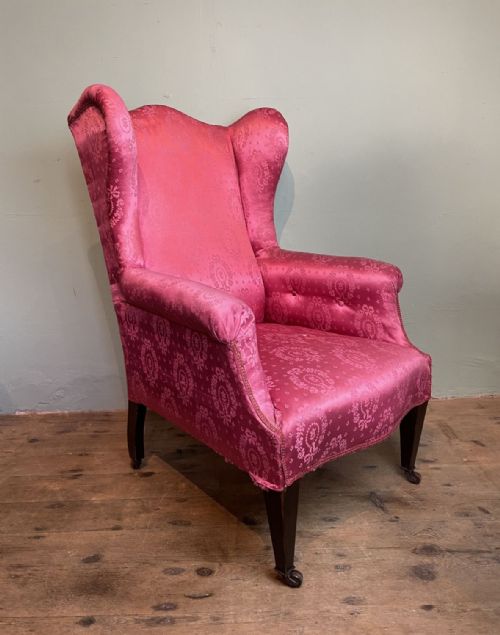 Antique Wing Back Armchair Circa 1900