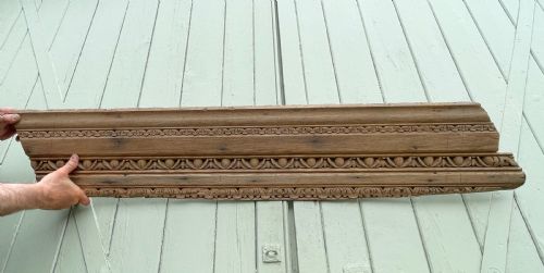 Section of Georgian Carved Oak Cornice