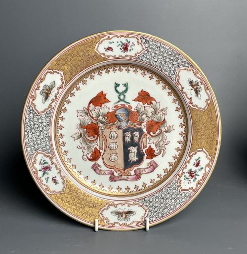 Samson of Paris Armorial Porcelain Plate