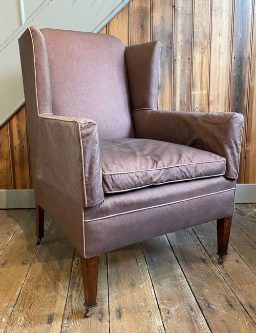 fig 1. Antique Wing Back Armchair circa 1910

