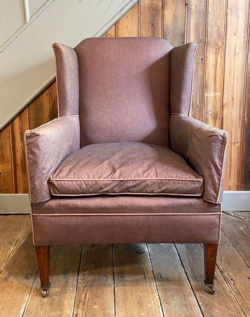 fig 2. Antique Wing Back Armchair circa 1910

