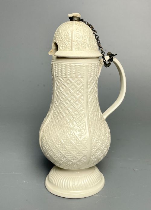 fig 1. Staffordshire Saltglaze Mustard Pot circa 1760
