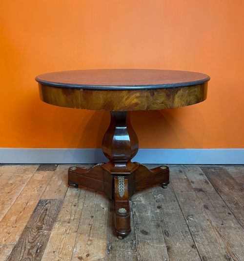 French Second Empire Marble Top Guerdon / Centre Table