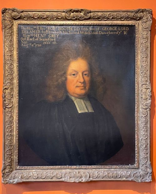 fig 1. 18th Century Portrait of The Hon Rev Robert Booth