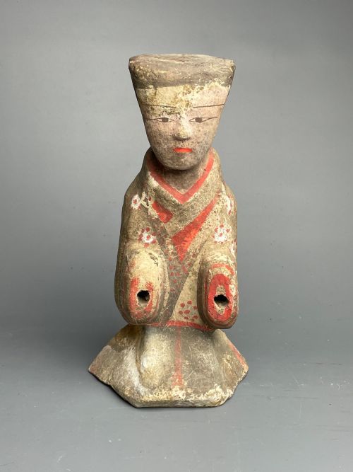 Chinese Han Dynasty Tomb Figure of a Sleeve Dancer