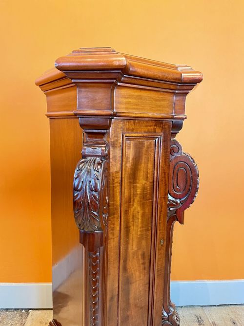 fig 4. Victorian Mahogany Pedestal Cupboard by W Walker, Bunhill Row, London