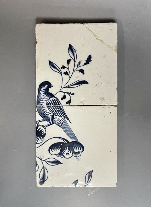 Delft 18th Century Blue & White Tile Panel