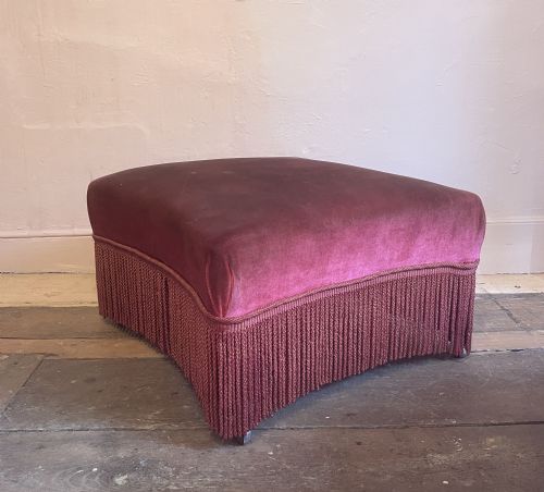 19th Century French Napoleon III Stool / Ottoman