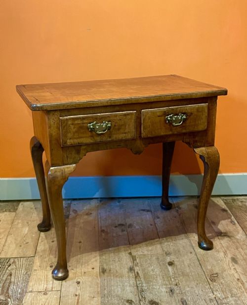 George II Walnut Lowboy