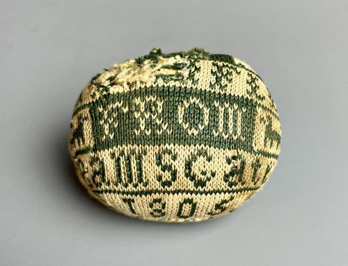 Rare Regency Napoleonic 'Trifle from Ramsgate' Souvenir Pin Cushion 1805