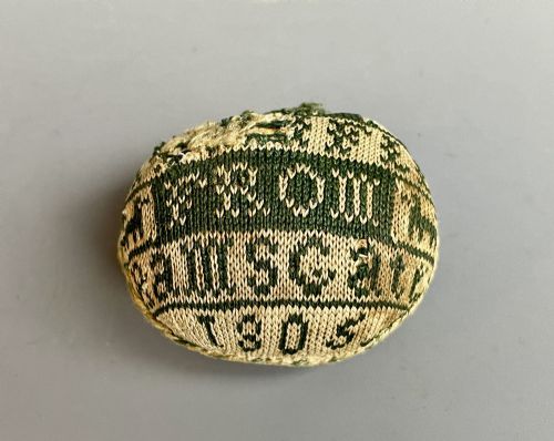 fig 1. Rare Regency Napoleonic 'Trifle from Ramsgate' Souvenir Pin Cushion 1805