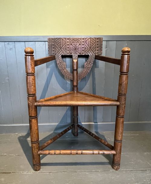 Victorian Oak Turners Chair
