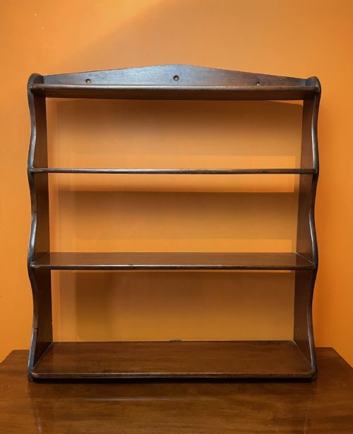 Victorian Mahogany Four Tier Wall Shelf