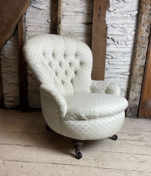 Victorian Button Back Armchair