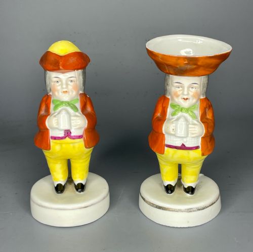 Novelty Toby Philpott Salt & Pepper Condiments by Samson of Paris