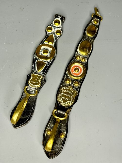 Two Victorian Scottish Horse Brasses / Martingales