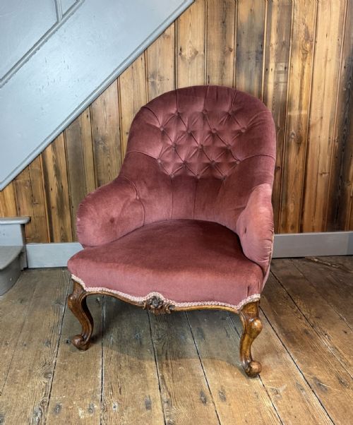 Victorian Button Back Armchair