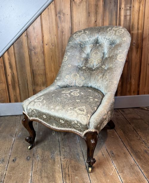 Victorian Button Back Occasional Chair