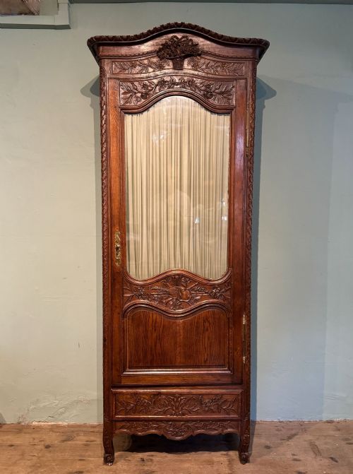 fig 1. French Marriage Armoire / Bonnetiere in Louis XVI Style