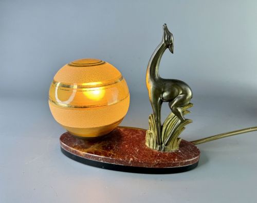 French Art Deco Table Lamp