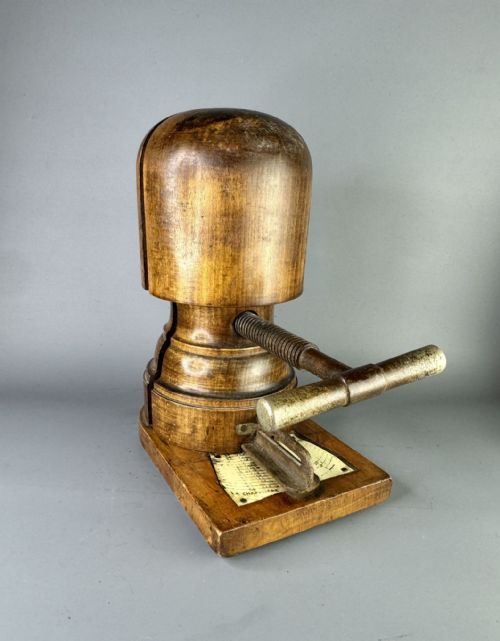 La Chapeliere - Antique French Milliners Hat Stretcher