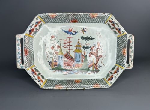 Roen France, 18h Century Faience Platter