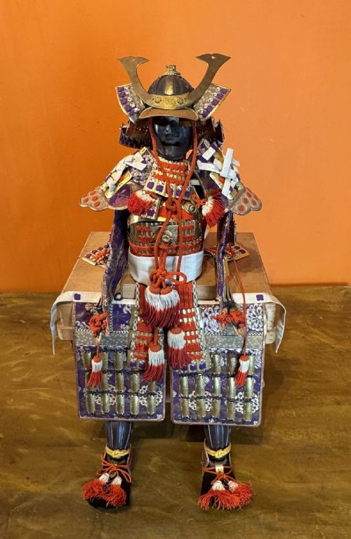 Vintage Miniature Suit of Japanese Armour