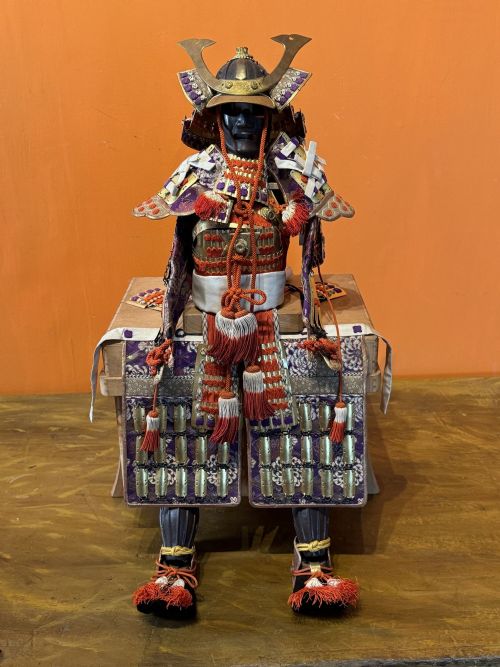 fig 1. Vintage Miniature Suit of Japanese Armour