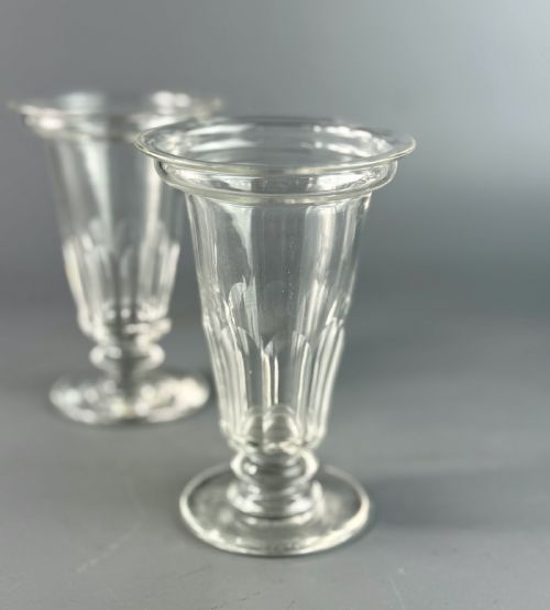 SET OF SIX GEORGIAN DISH TOP JELLY GLASSES - ADDITIONAL PHOTO 2