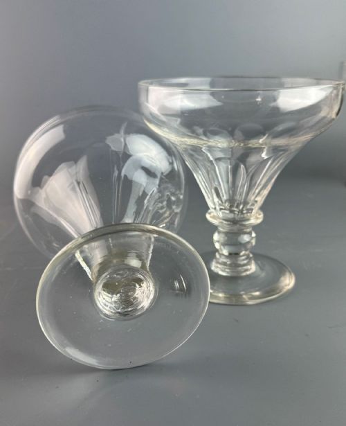 SET OF FOUR LARGE GEORGIAN PAN TOP RUMMERS - ADDITIONAL PHOTO 3