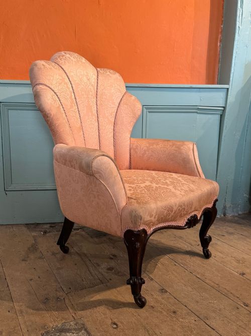 Victorian Shell Back Armchair
