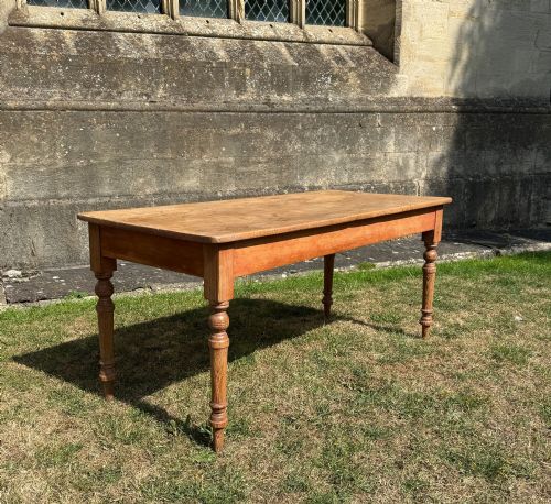 Victorian Pine Farmhouse Kitchen Dining Table