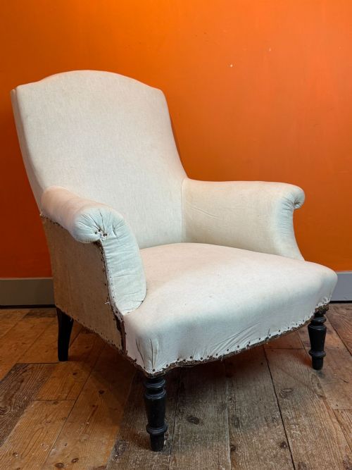 fig 1. 19th Century French Napoleon III Armchair