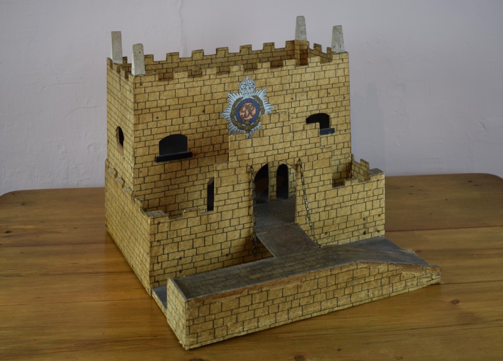 Vintage 1930's Paper Covered Model Toy Fort