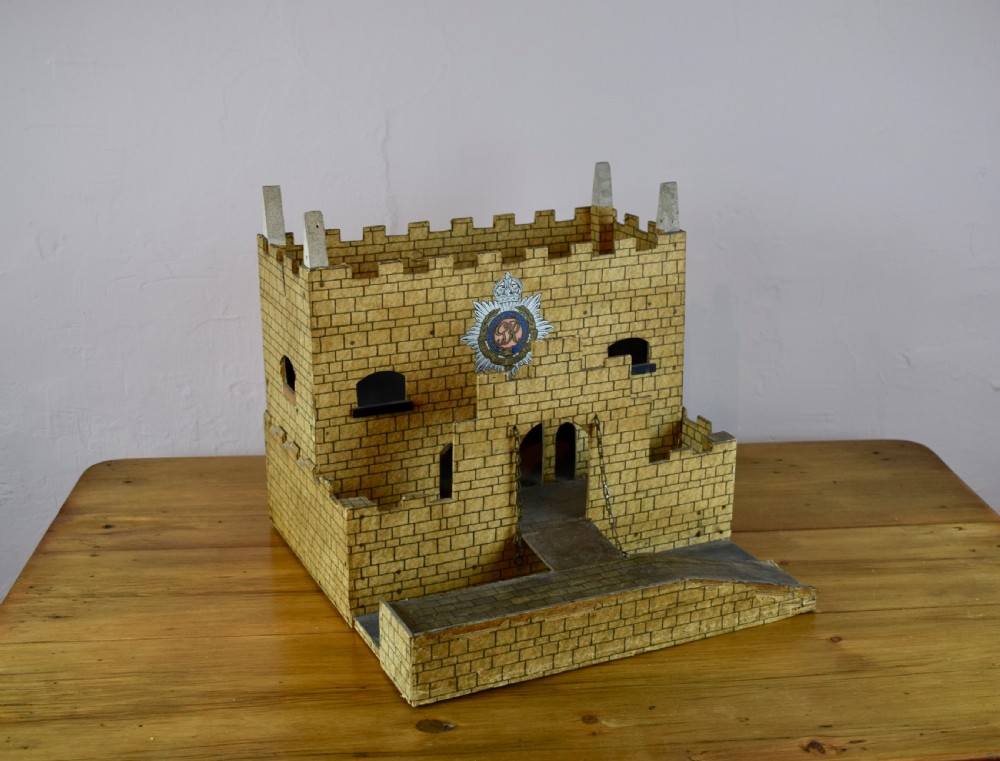 Vintage 1930's Paper Covered Model Toy Fort View II