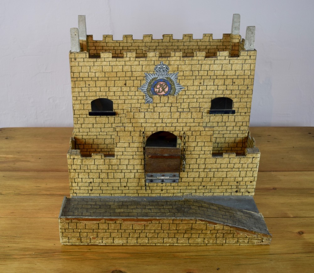 Vintage 1930's Paper Covered Model Toy Fort View IV