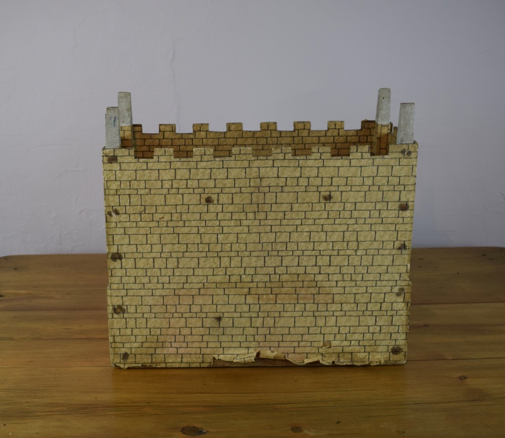 Vintage 1930's Paper Covered Model Toy Fort View VI
