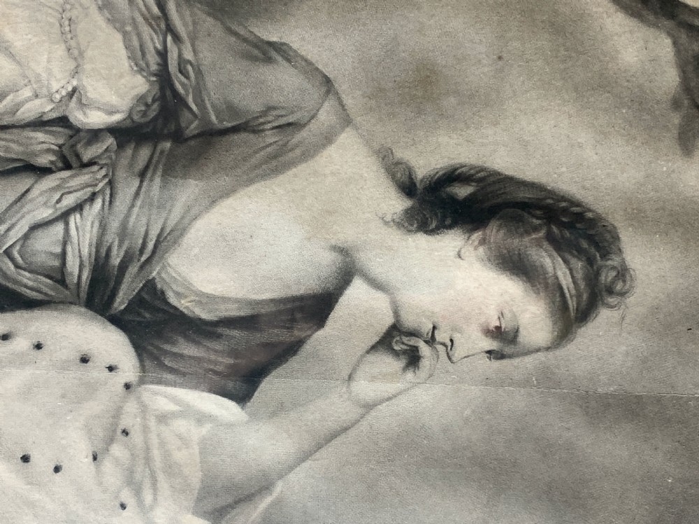 Mezzotint of Mary Duchess of Ancaster after Joshua Reynolds circa 1770 View V
