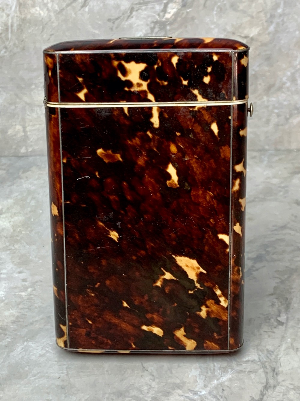 Antique tortoiseshell card or cigar case View V