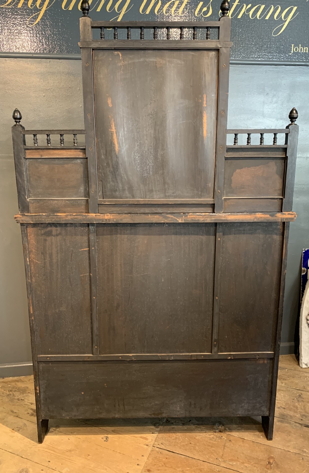 Aesthetic Movement ebonised mahogany & thuya wood hand painted cabinet by Hewetson & Thexton View VII