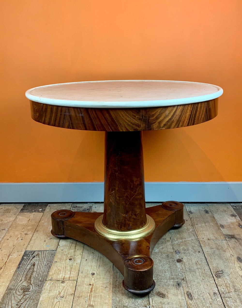 French Empire marble top gueridon with marble top View II