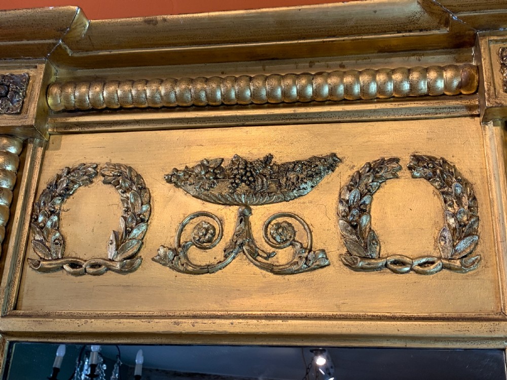 Regency giltwood pier mirror of good size View II