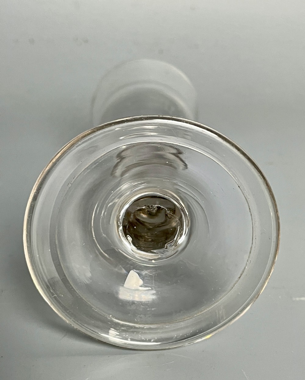Georgian wine glass with knop stem View V