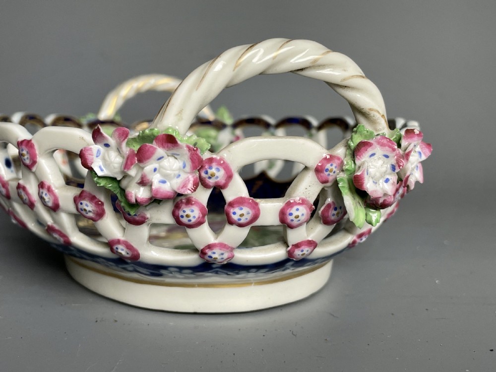 Samson of Paris 'Worcester' Blue Scale Basket View V