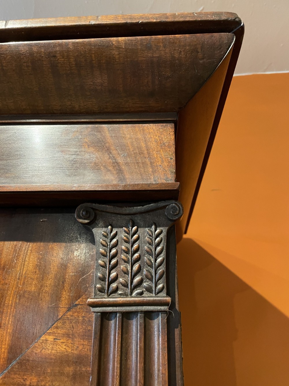 Regency Mahogany Linen Press View VII