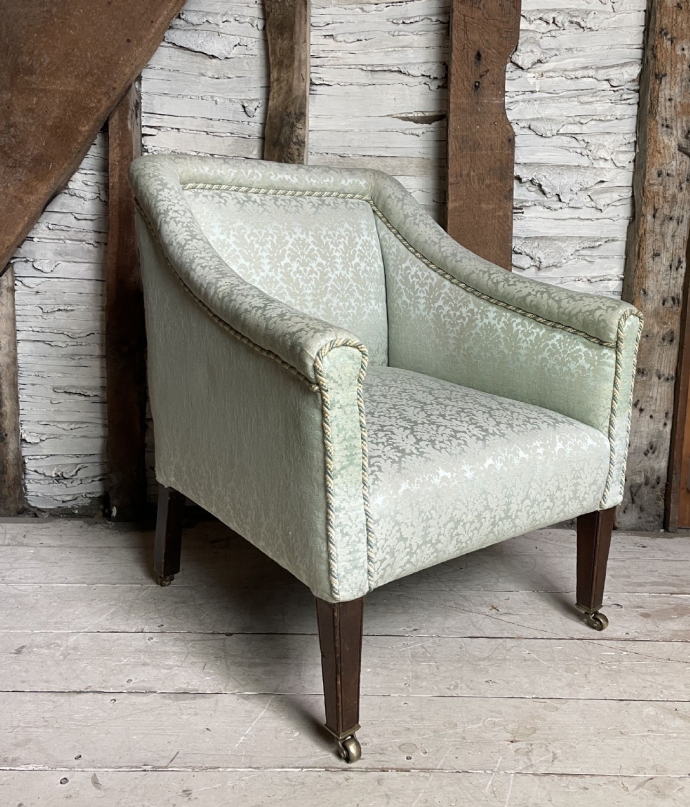 Edwardian Square Back Armchair