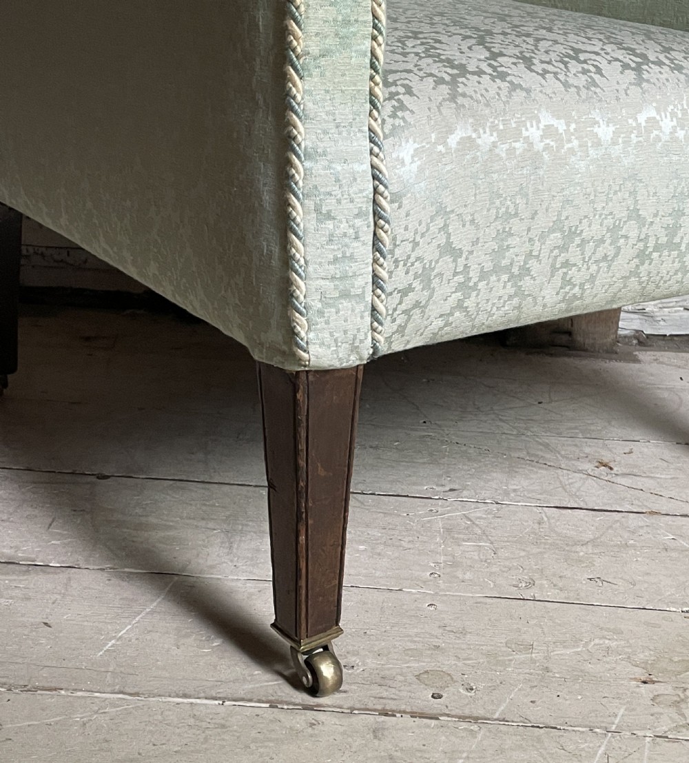 Edwardian Square Back Armchair View III